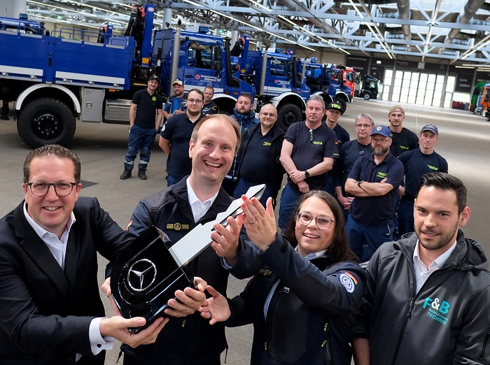 Starke Flotte für schwere Aufgaben: Unimog-Großauftrag für THW
