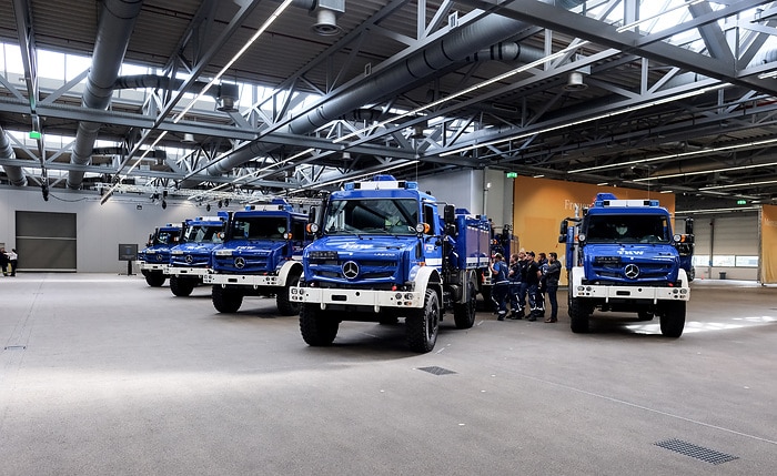 Starke Flotte für schwere Aufgaben: Unimog-Großauftrag für THW