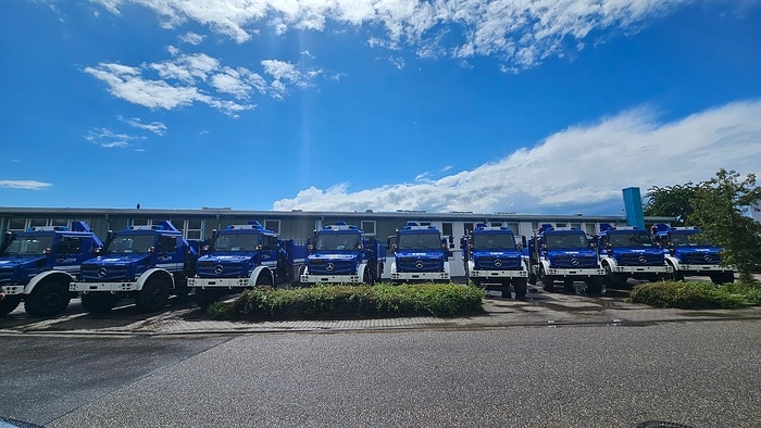 Starke Flotte für schwere Aufgaben: Unimog-Großauftrag für THW