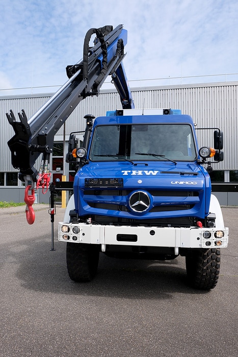 Starke Flotte für schwere Aufgaben: Unimog-Großauftrag für THW