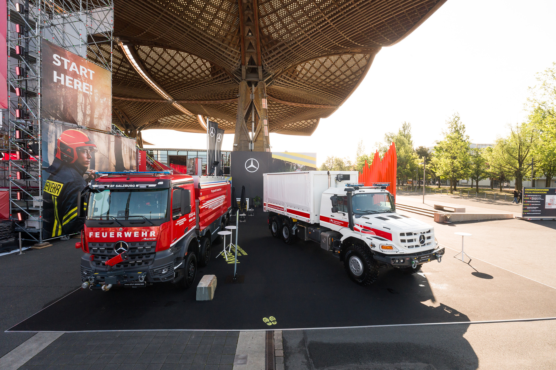 Mercedes-Benz Trucks auf der INTERSCHUTZ 2026: Robuste Fahrzeuglösungen von Arocs bis Zetros
