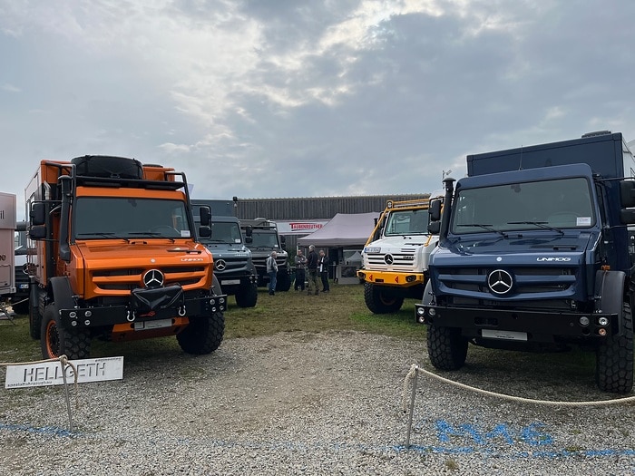 On Two Axles Under the Open Sky: Mercedes-Benz eActros 600 Expedition Vehicle and Several Unimogs at Abenteuer Allrad 2026