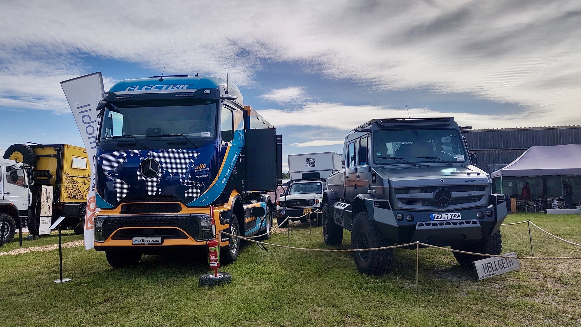 On Two Axles Under the Open Sky: Mercedes-Benz eActros 600 Expedition Vehicle and Several Unimogs at Abenteuer Allrad 2026