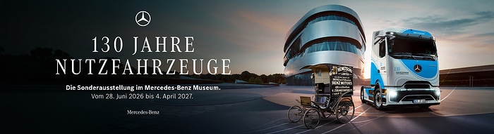 Special exhibition “130 Years of Commercial Vehicles” at the Mercedes-Benz Museum starting June 28, 2026