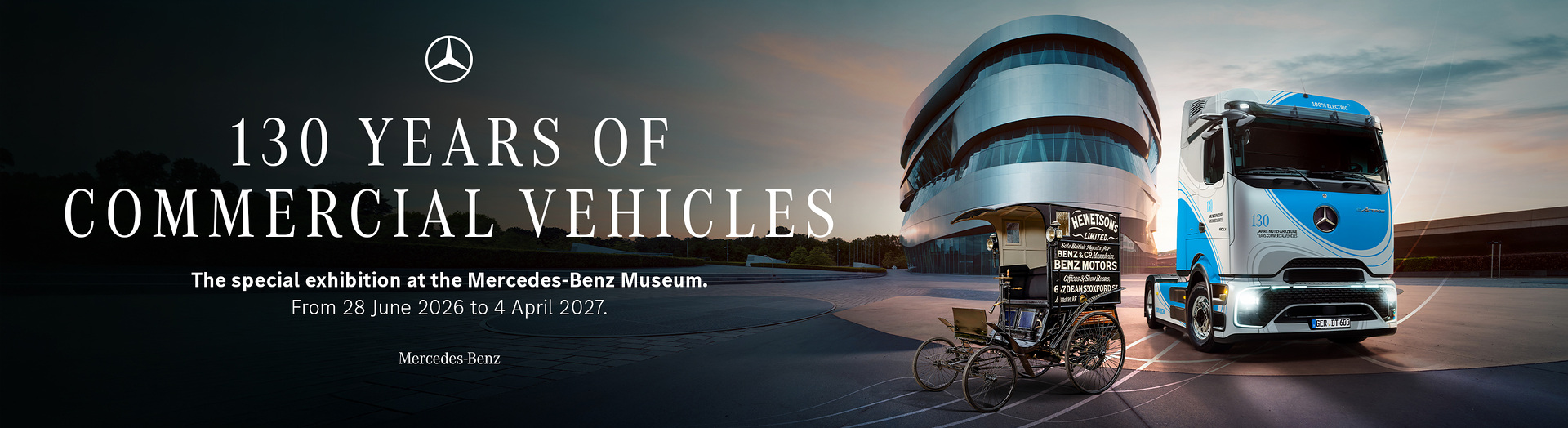 Sonderausstellung „130 Jahre Nutzfahrzeuge“ im Mercedes-Benz Museum ab 28. Juni 2026