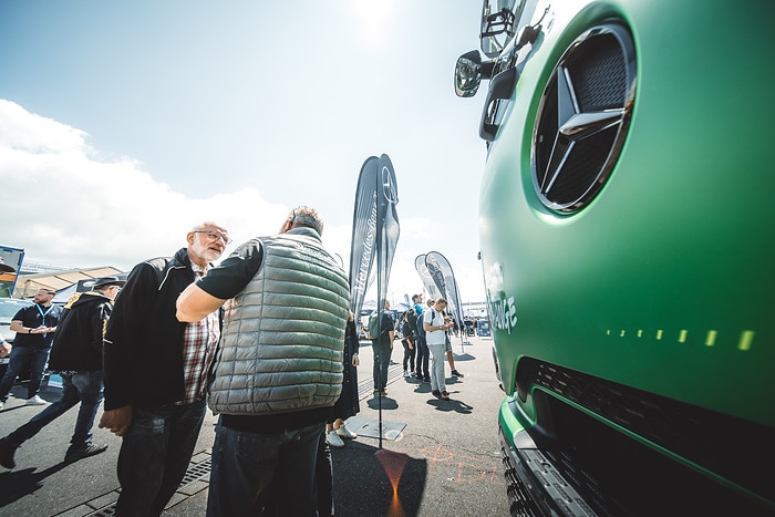 Boxenstopp am Nürburgring: Mercedes-Benz Trucks zeigt 30 Jahre Actros beim Truck Grand Prix