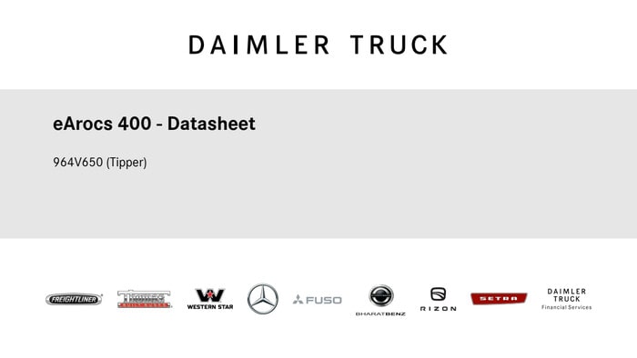 Offroad Driving Experience - Data Sheets of the Vehicles