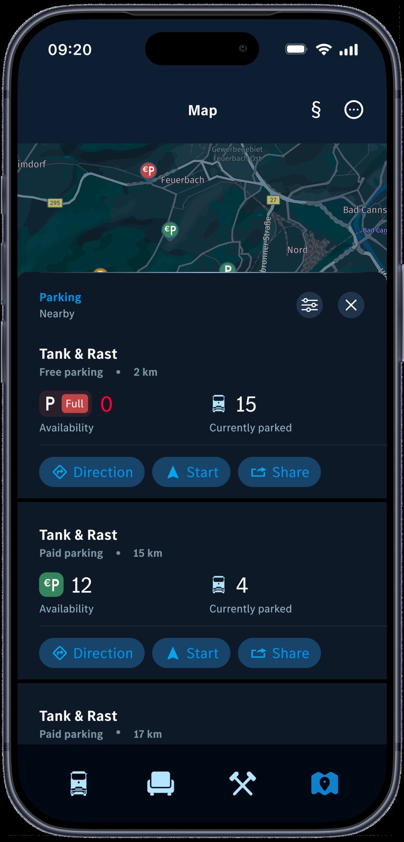 Mercedes-Benz Trucks erweitert Remote App für Lkw-Fahrerinnen und -Fahrer um Parkplatzsuche