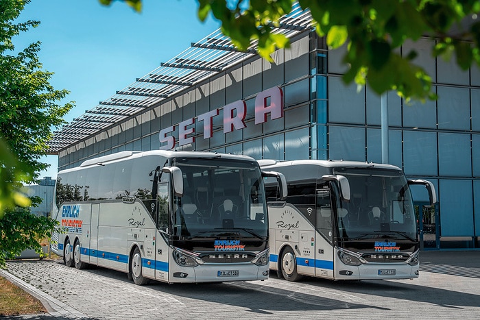 Busunternehmen finden Setra-Komfort klasse