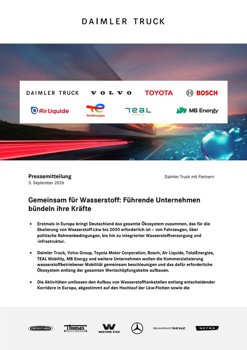 Gemeinsam für Wasserstoff: Führende Unternehmen bündeln ihre Kräfte