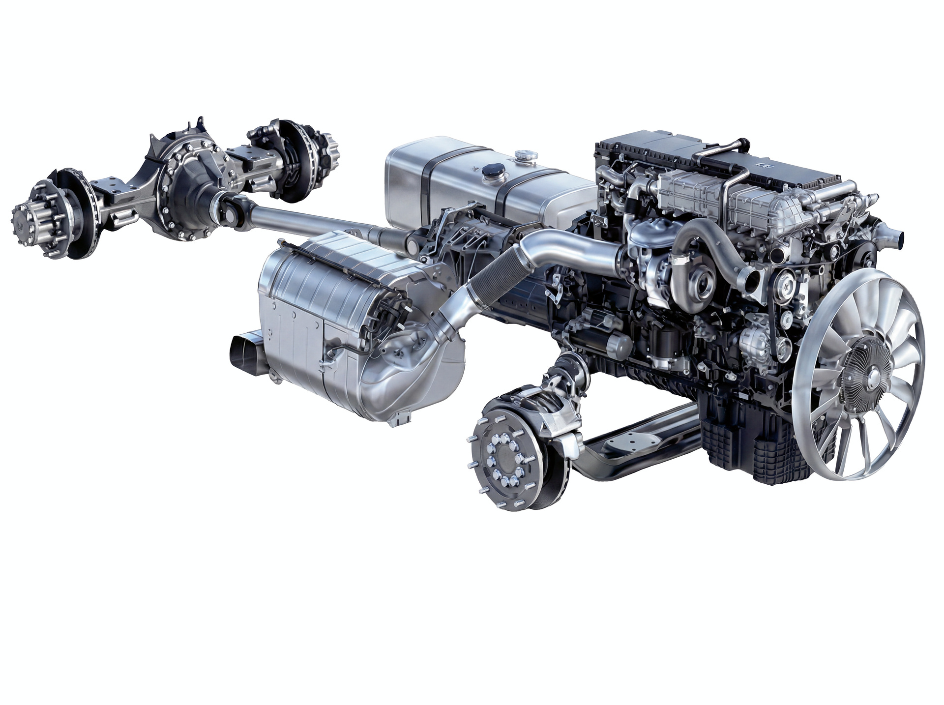 Mercedes-Benz Trucks Powerliner: Neue Antriebsgeneration mit bis zu vier Prozent weniger Kraftstoffverbrauch