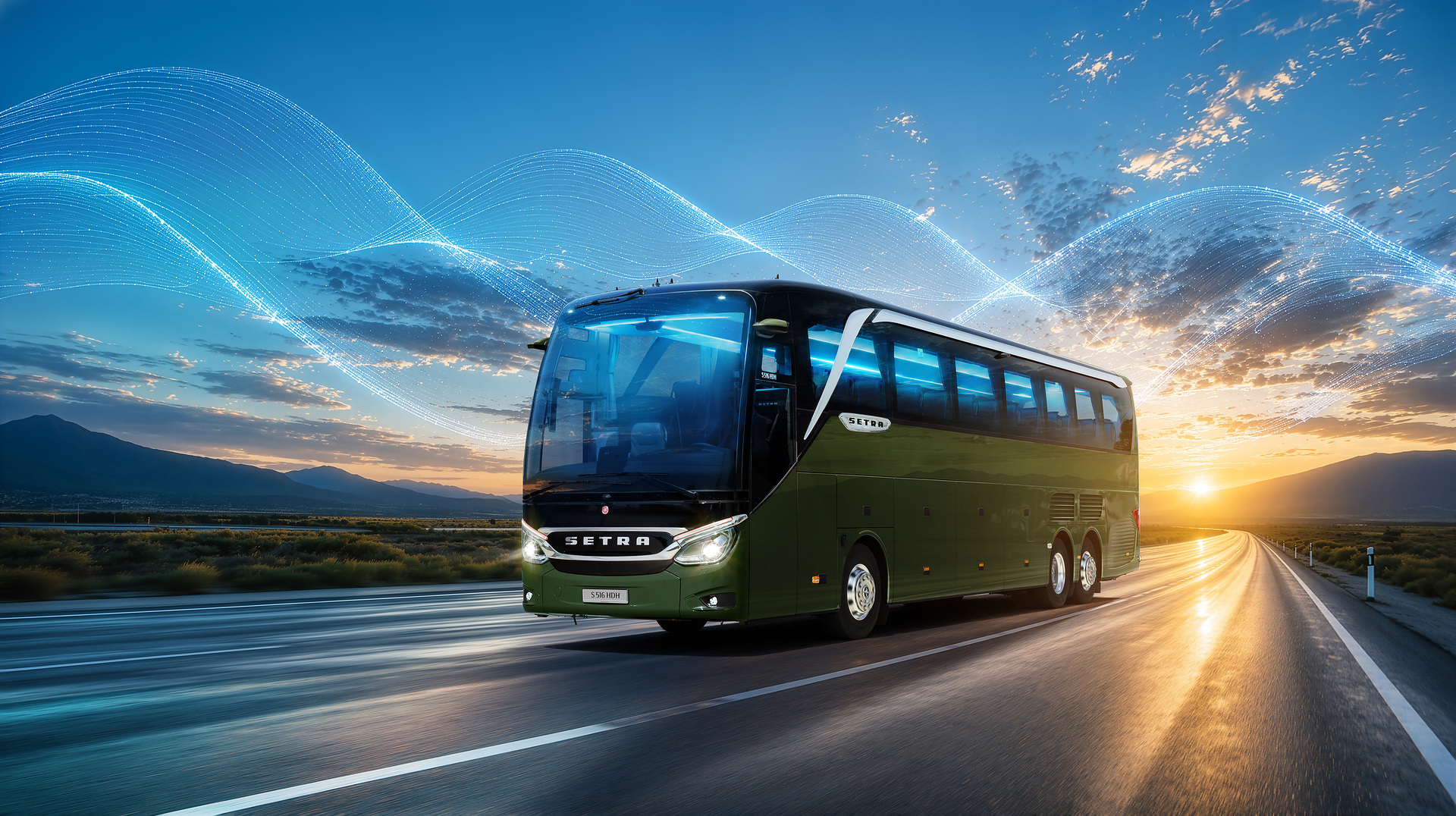 Daimler Buses Makes its Coaches Even More Efficient, Digital and Safer