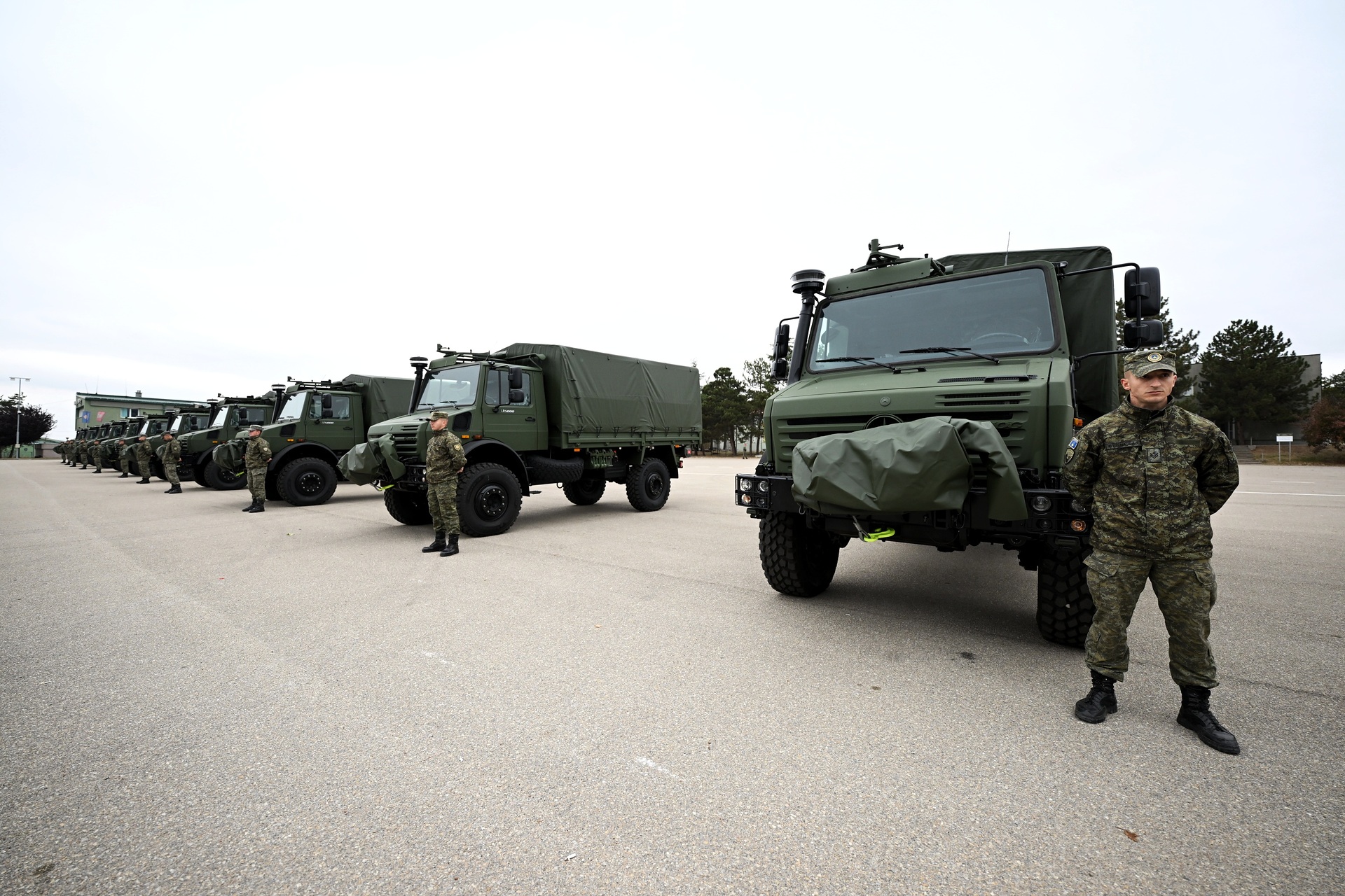 Daimler Truck Defence Delivers First Twelve Mercedes-Benz Unimog Vehicles to the Kosovo Security Force