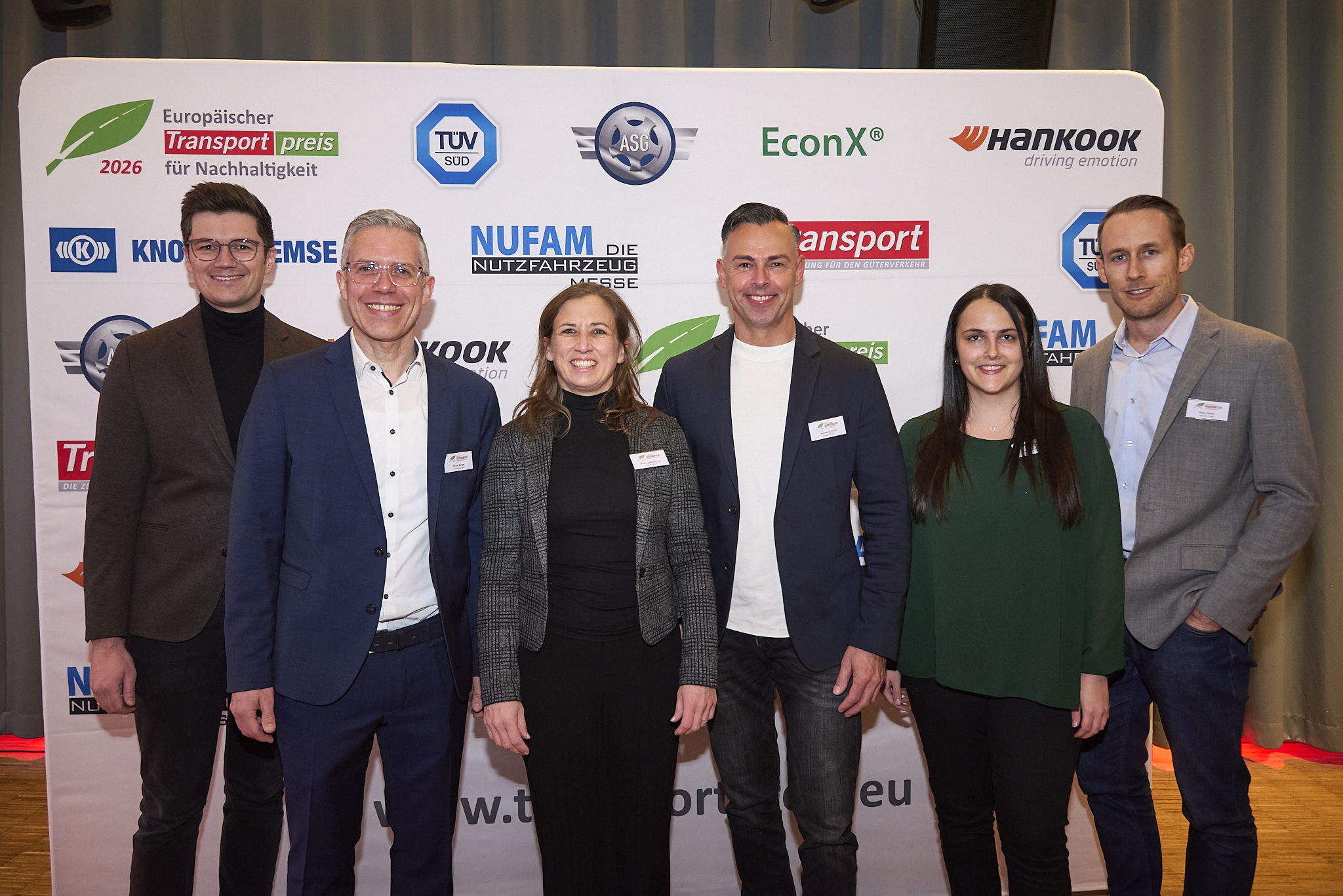 Das Team bei der Preisverleihung in München
