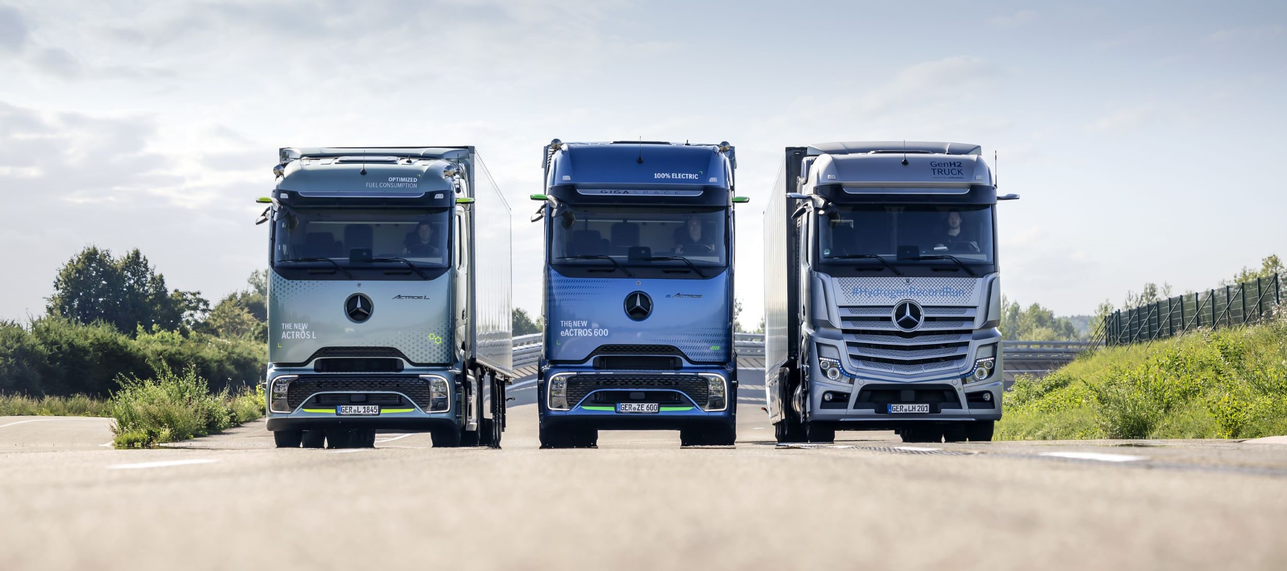 Mercedes-Benz Actros L, eActros 600 & GenH2