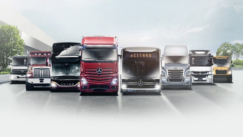 Visual Daimler Truck Hauptversammlung 2022: Range Fahrzeuge