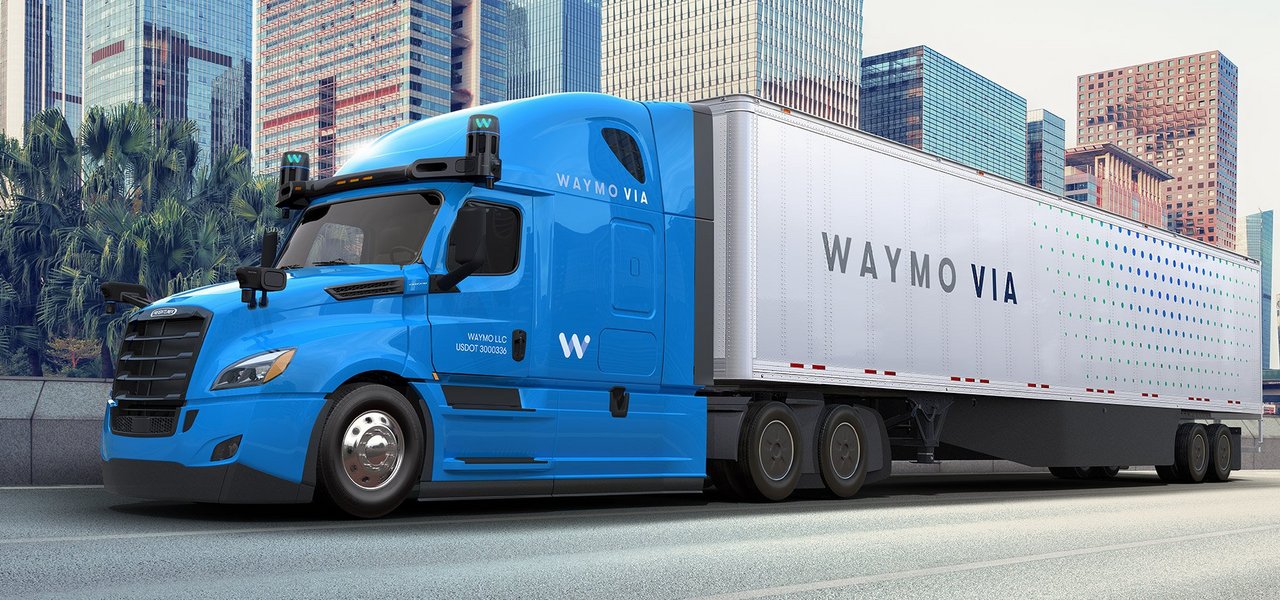 Freightliner Cascadia Truck with Waymo Driver